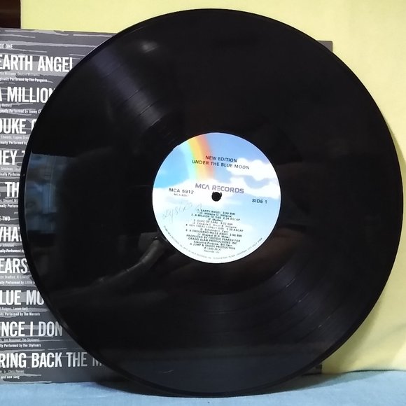 New Edition Under The Blue Moon 1986 Vinyl record RARE! - Picture 3 of 4